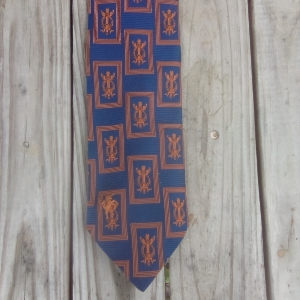 Men's Vintage Titche's Wide Necktie Tie Unicorn or Horse